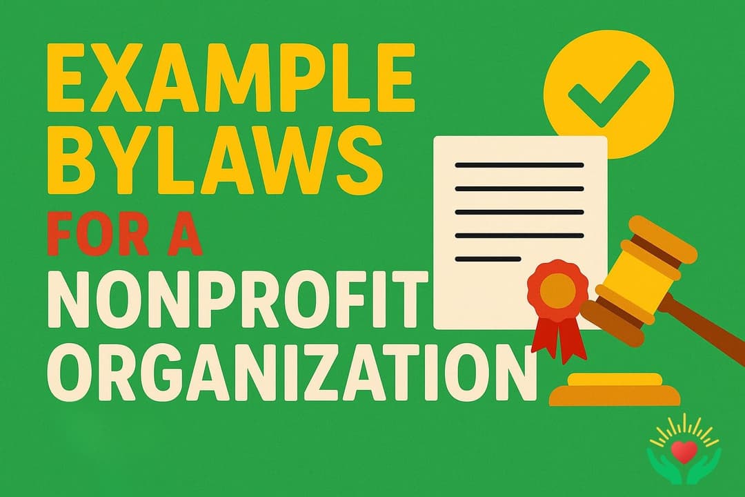 Example Bylaws for a Nonprofit Organization