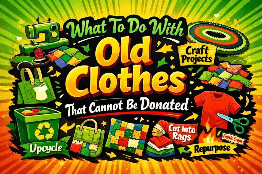 What To Do With Old Clothes That Cannot Be Donated